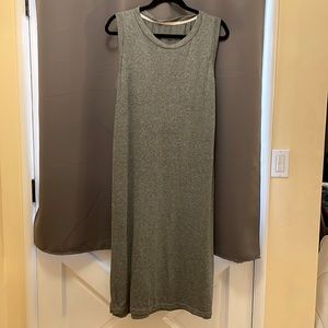 Heather gray Toggery midi dress